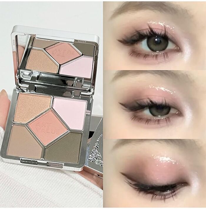 Dream Bear 5 Color Eyeshadow Palette - 4 Types - 02# Deer\'s Hollow - 7.1g
