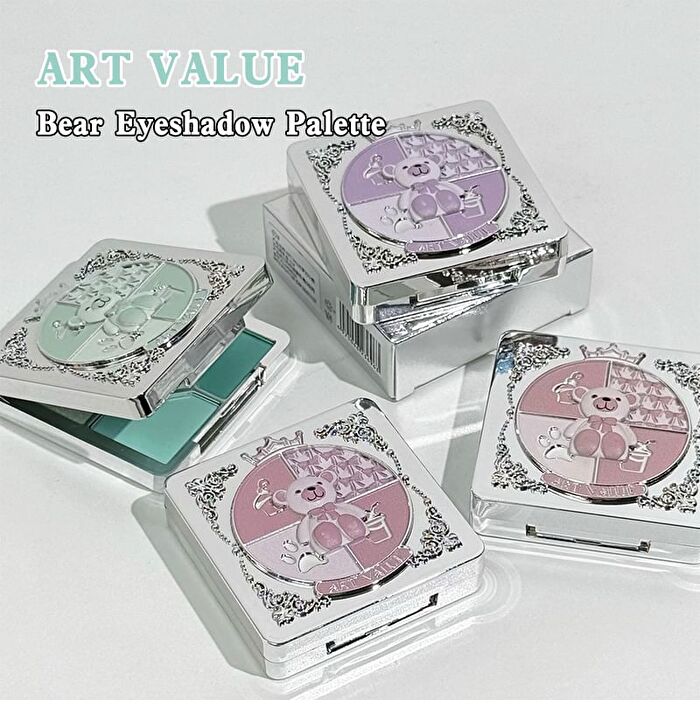 Dream Bear 5 Color Eyeshadow Palette - 4 Types - 02# Deer\'s Hollow - 7.1g