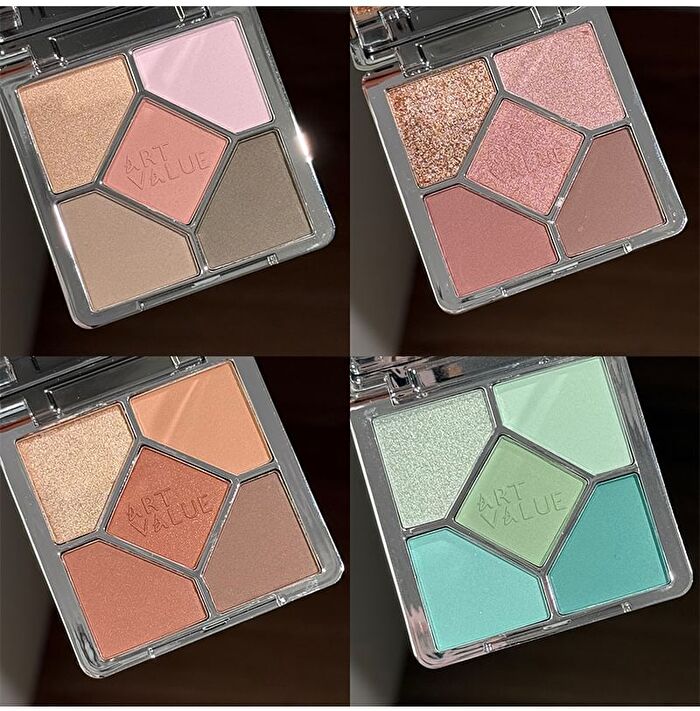Dream Bear 5 Color Eyeshadow Palette - 4 Types - 02# Deer\'s Hollow - 7.1g