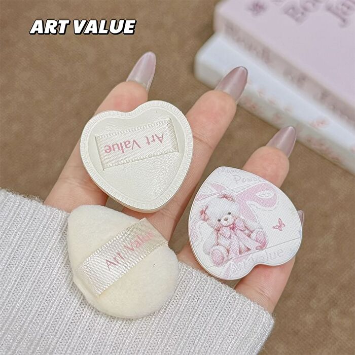 Cute World Mini Powder Puff - Set - 5pcs