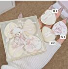 Cute World Mini Powder Puff - Set - 5pcs