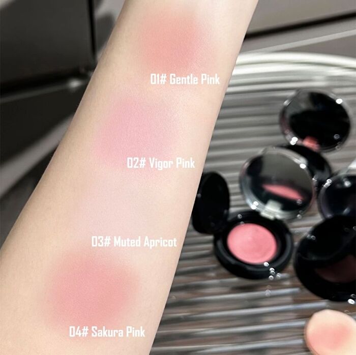 Silver Soft Air Cushion Blush - 4 Colors - 01# Gentle Pink - 4g