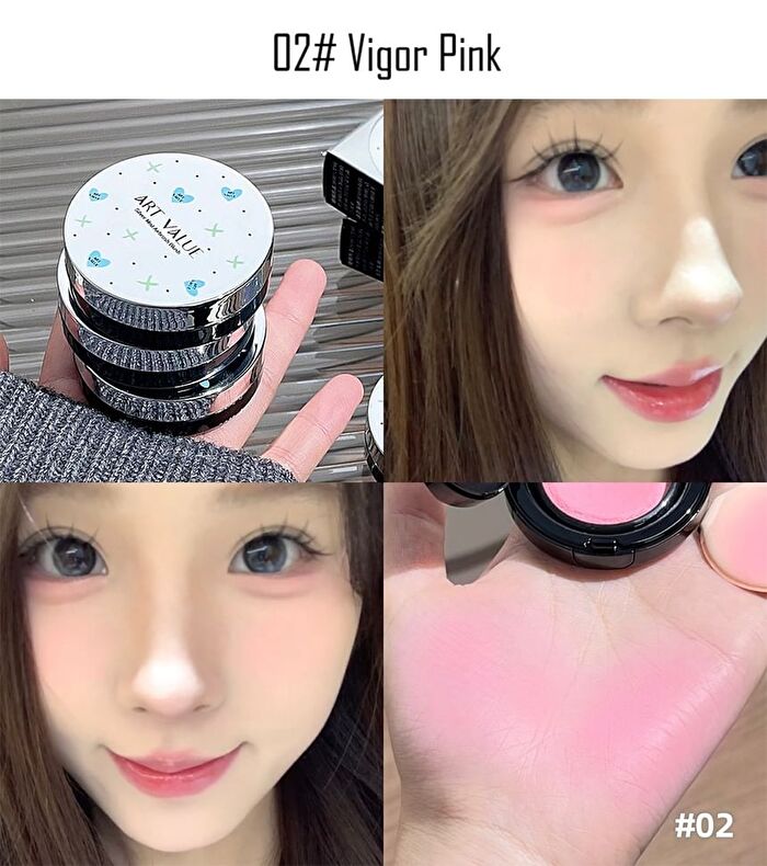 Silver Soft Air Cushion Blush - 4 Colors - 01# Gentle Pink - 4g