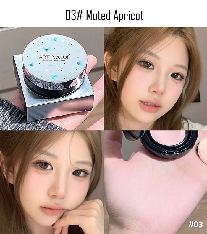 Silver Soft Air Cushion Blush - 4 Colors - 01# Gentle Pink - 4g