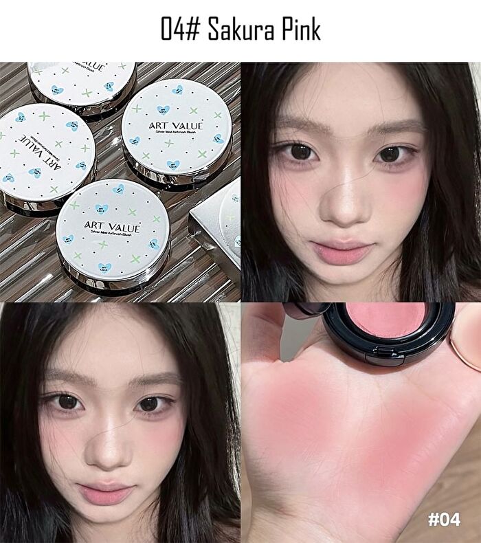 Silver Soft Air Cushion Blush - 4 Colors - 01# Gentle Pink - 4g