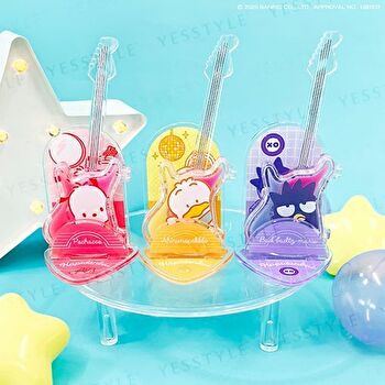 Shobido Sanrio Characters Happy Danby Secret Guitar Lip Gloss Palette & Acrylic Stand - 1 pc - Random Style