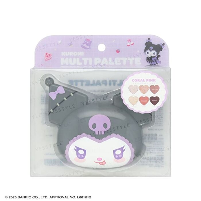 Shobido Sanrio Kuromi Multi-Palette Coral Pink - 1 pc