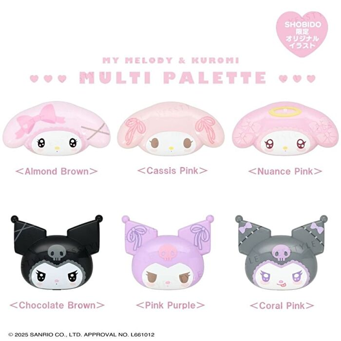 Sanrio My Melody Multi-Palette Nuance Pink - 1 pc