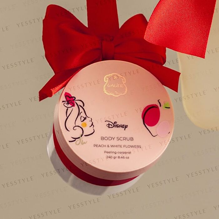 Disney Snow White Body Scrub Peach & White Flowers - 240g