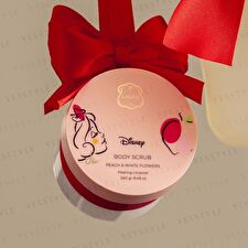 Laline Disney Snow White Body Scrub Peach & White Flowers - 240g