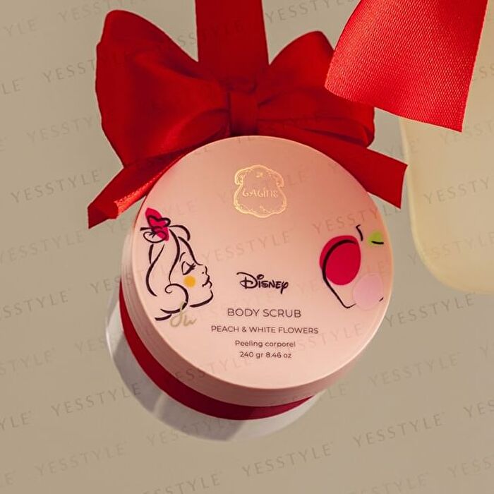 Disney Snow White Body Scrub Peach & White Flowers - 240g