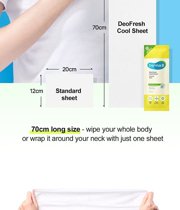 DeoFresh Cool Sheet Set - 24g x 5 sheets