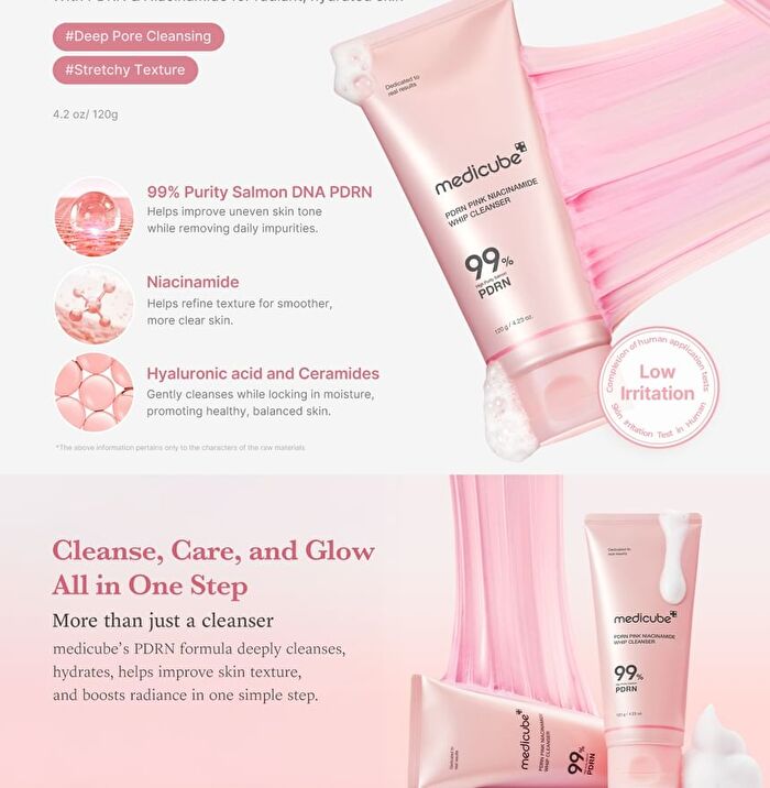 PDRN Pink Niacinamide Whip Cleanser - 120g