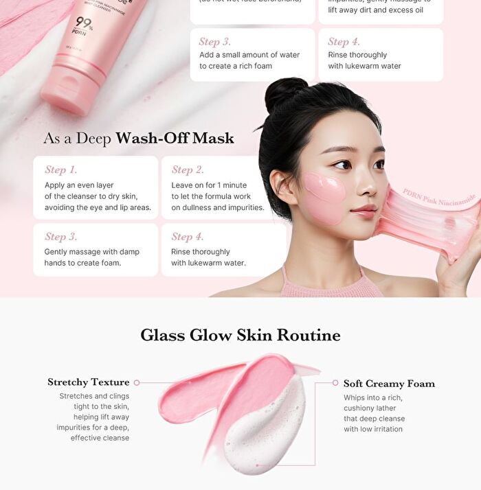 PDRN Pink Niacinamide Whip Cleanser - 120g
