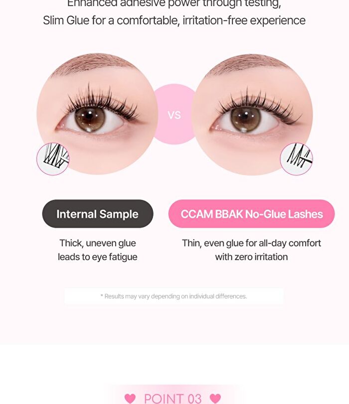 No Glue Lash - 5 Types - Veil