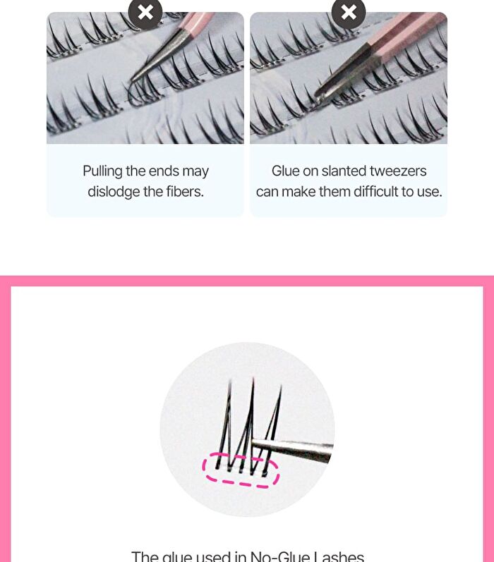 No Glue Lash - 5 Types - Veil
