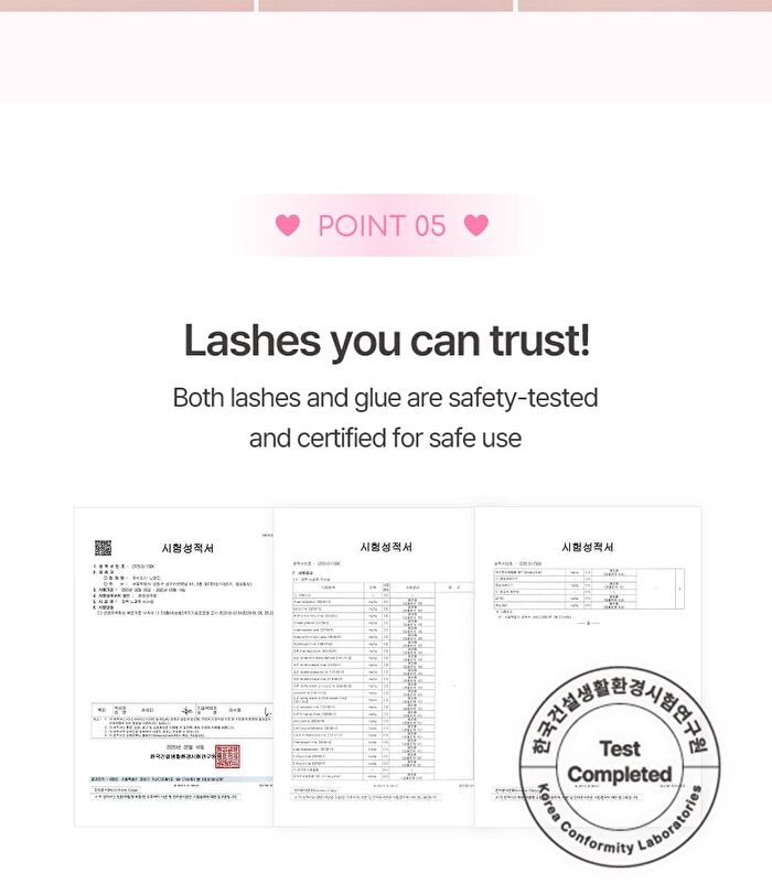 No Glue Lash - 5 Types - Eve