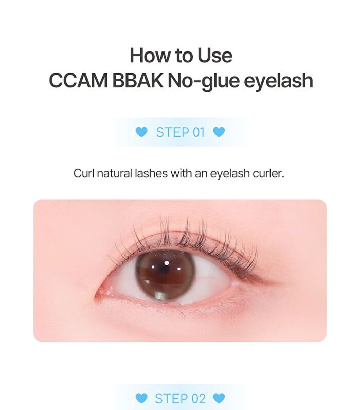 No Glue Lash - 5 Types - Eve