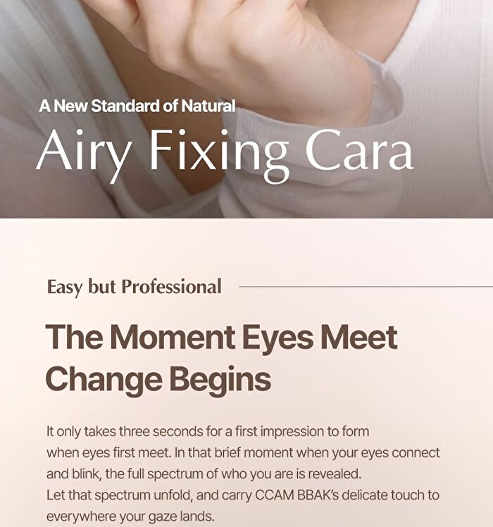 Airy Fixing Cara - 2 Types - #02 Peony