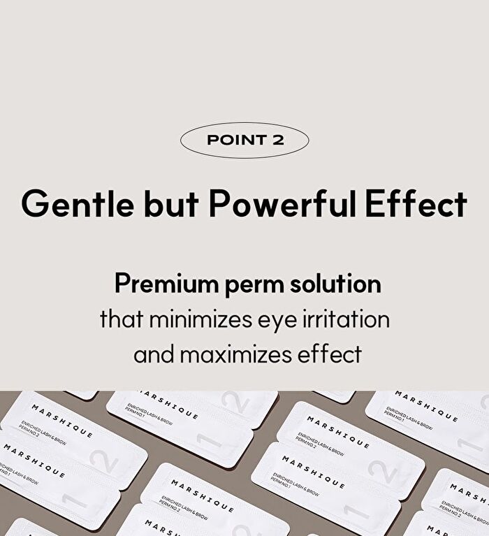 Marshique Enriched Lash & Brow Self Perm Kit - 1 set