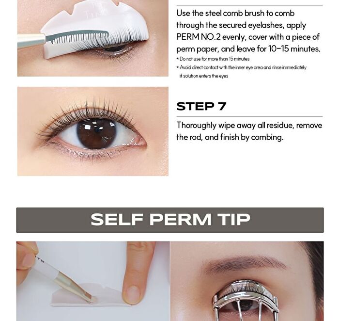 Marshique Enriched Lash & Brow Self Perm Kit - 1 set