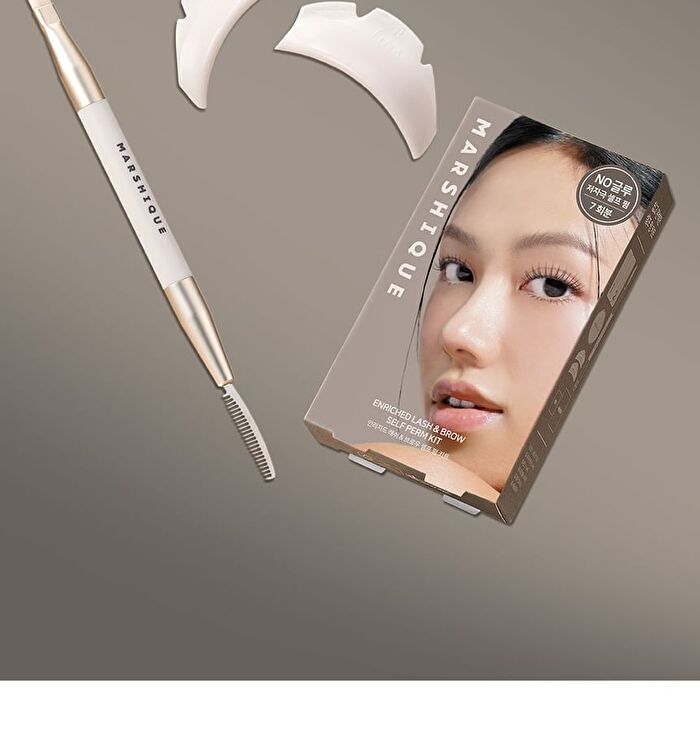 Marshique Enriched Lash & Brow Self Perm Kit - 1 set