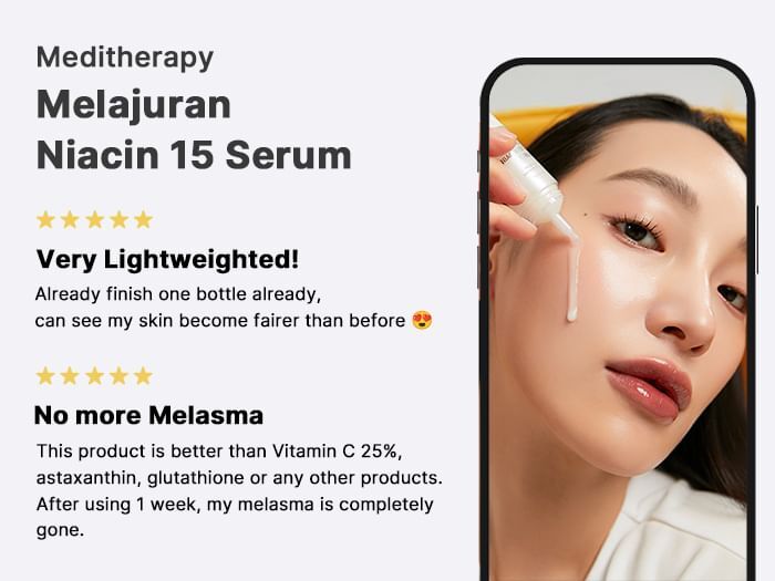 Melajuran Niacin 15 Toning Serum - 15ml