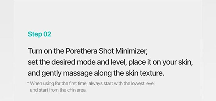 Pore-Thera Shot Minimizer - 1 set