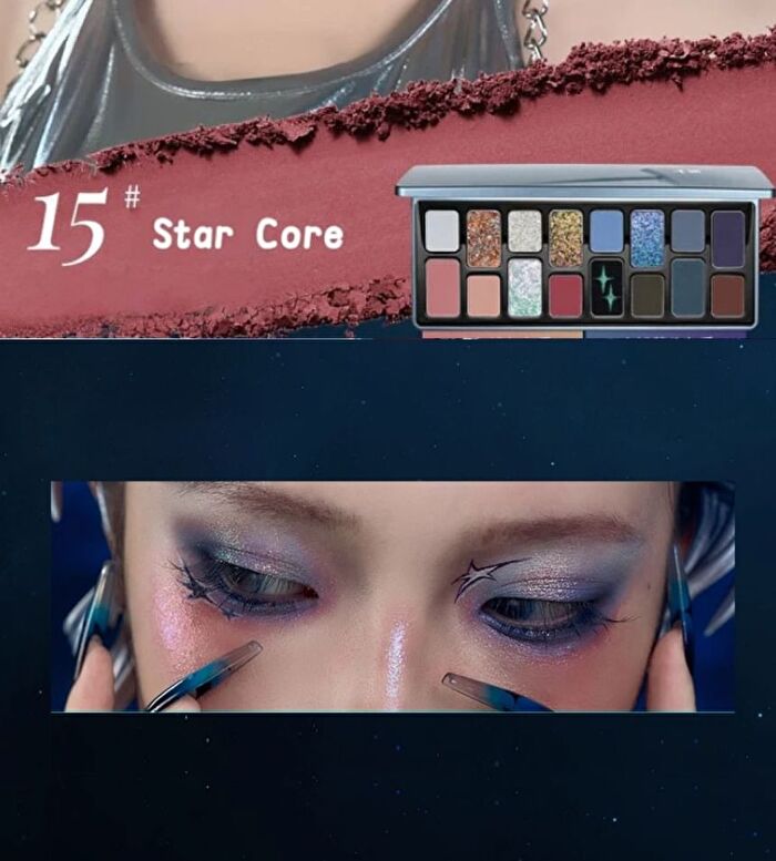 16 Color Eye Shadow Palette - Starcore - #15 Starcore
