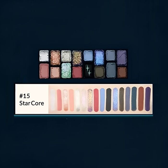 16 Color Eye Shadow Palette - Starcore - #15 Starcore