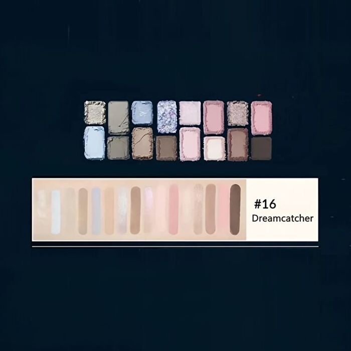 16 Color Eye Shadow Palette - Dreamcatcher - #16 Dreamcatcher
