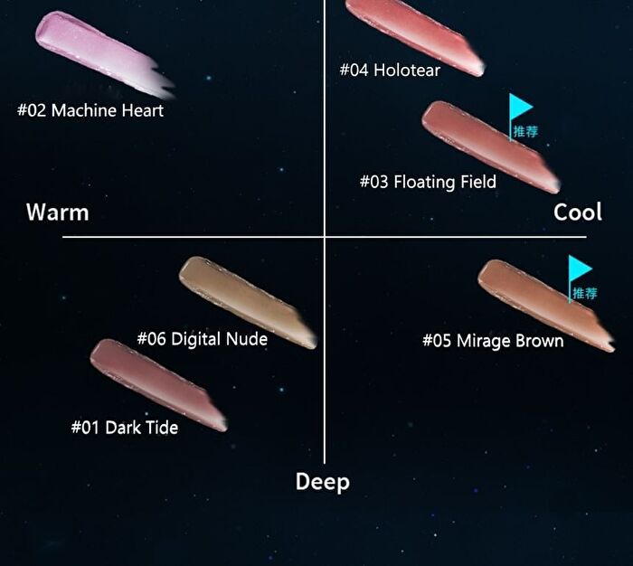 Crystal Glossy Rouge - 6 Colors - #03 Floating Field - 2.6g
