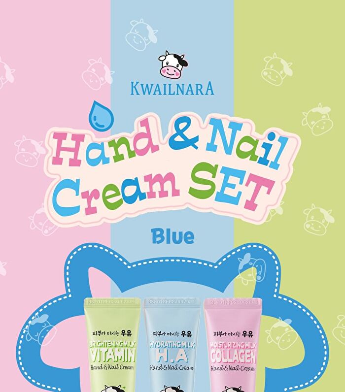 Hand & Nail Cream Set - 2 Types - Blue