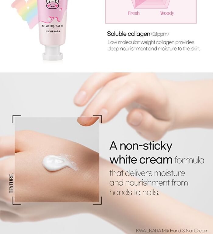 Hand & Nail Cream - 6 Types - 2025 Version - Glowing Milk Vitamin