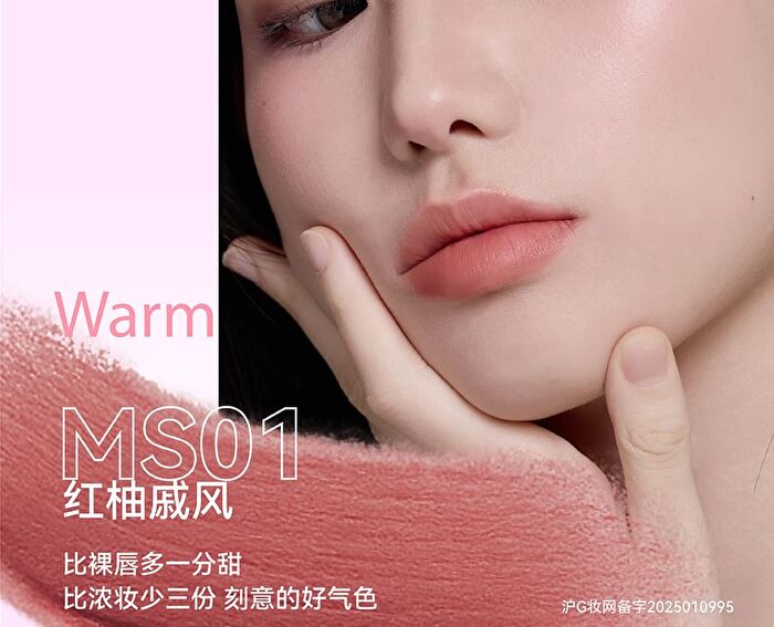 Aztk Cloudtouch Mud Lipstick - 6 Colors - M03# Orange Red - 1.8g