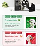 Vegan Collagen Fresh Aloe Mask Set - 30g x 4 sheets