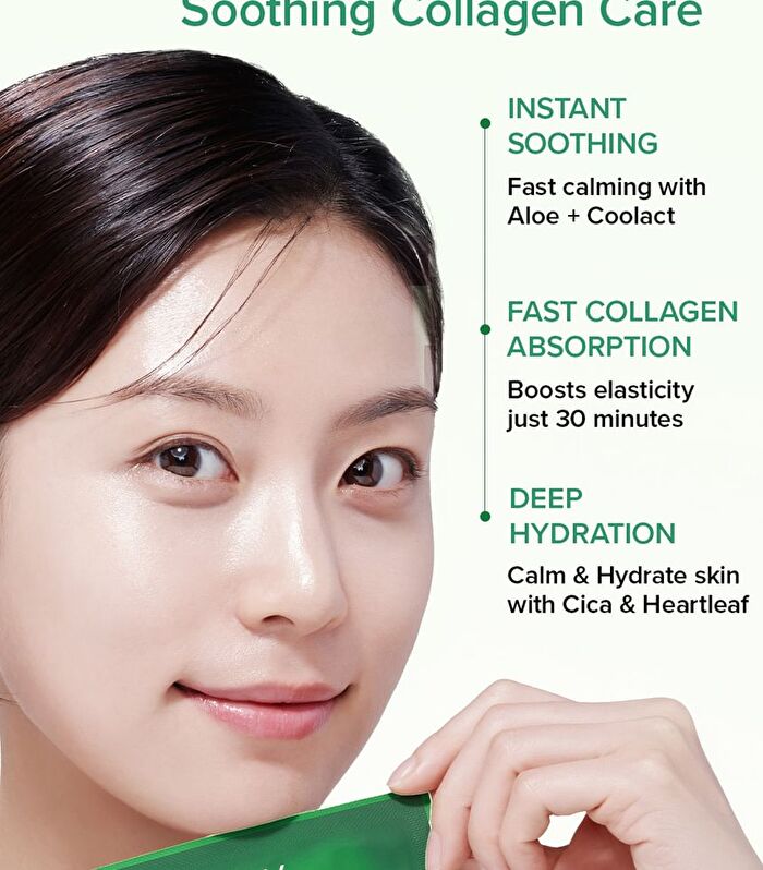 Vegan Collagen Fresh Aloe Mask Set - 30g x 4 sheets