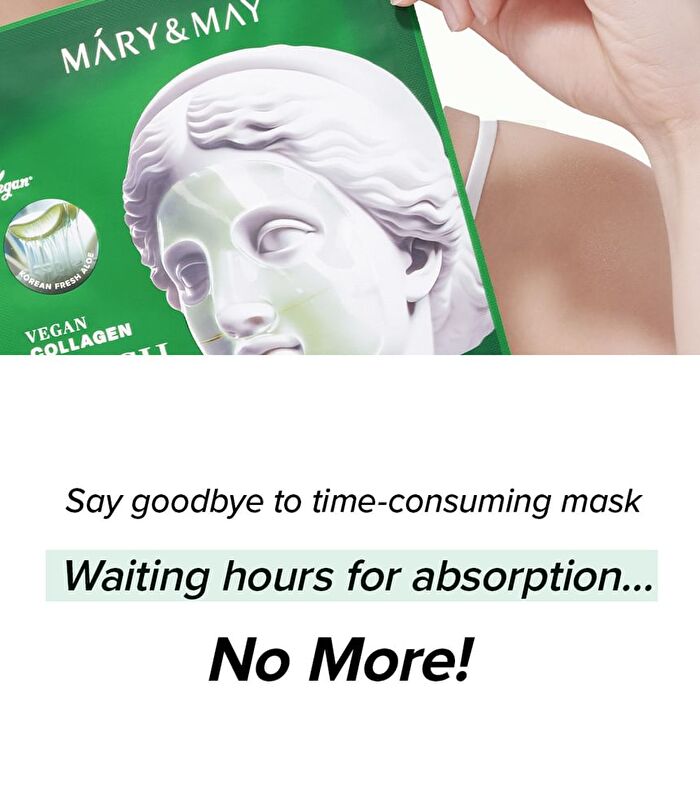 Vegan Collagen Fresh Aloe Mask Set - 30g x 4 sheets