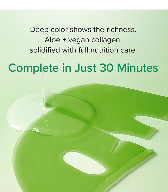 Vegan Collagen Fresh Aloe Mask Set - 30g x 4 sheets