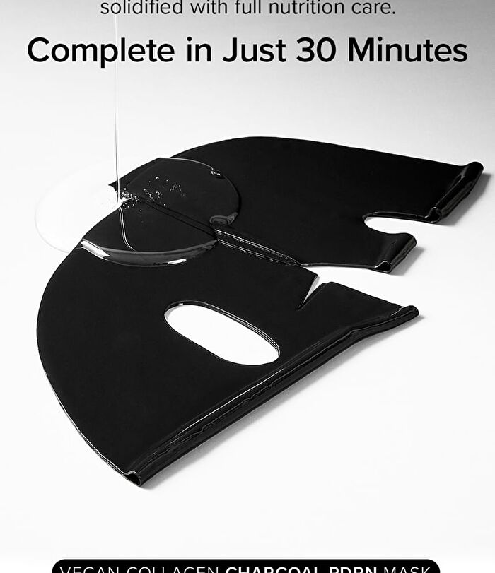 Vegan Collagen Charcoal PDRN Mask Set - 30g x 4 sheets