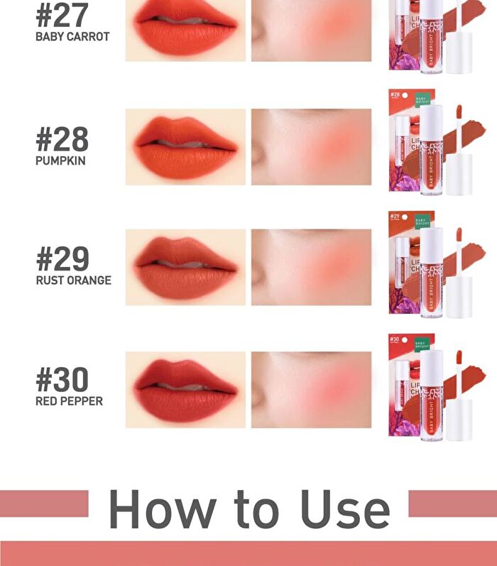 Lip & Cheek Matte Tint - 09 Hot Coral