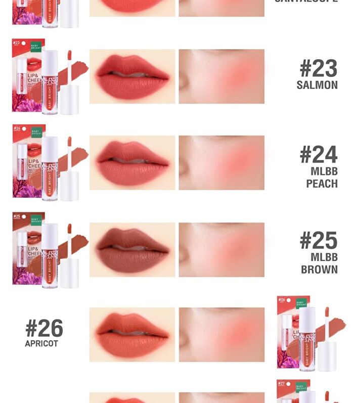 Lip & Cheek Matte Tint - 18 Dry Rose