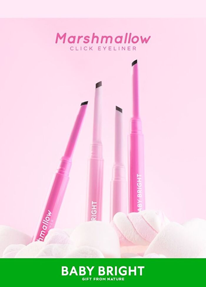 Marshmallow Click Eyeliner - 01 Black Charcoal