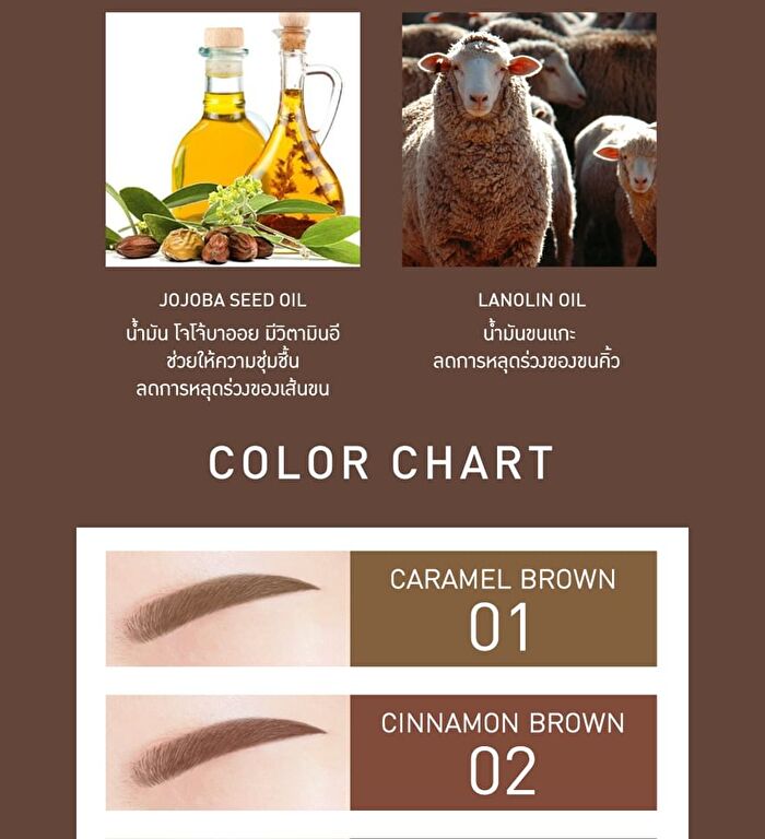 Perfect Eyebrow Pencil - 03 Cherry Brown