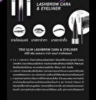 Trio Slim Lashbrow Cara & Eyeliner - 01 Maxi Black