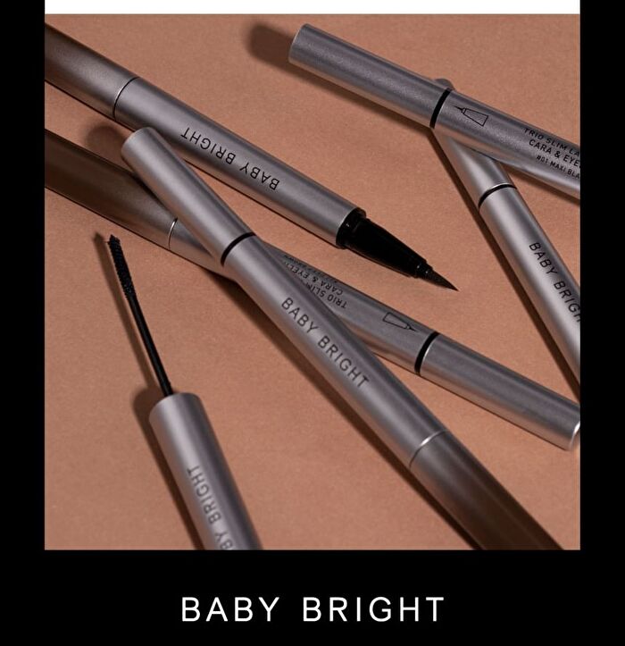 Trio Slim Lashbrow Cara & Eyeliner - 02 Deep Brown