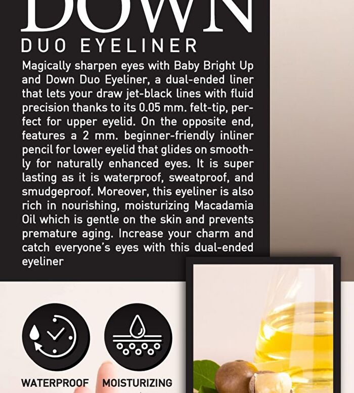 Up And Down Duo Eyeliner - 01 Midnight Black