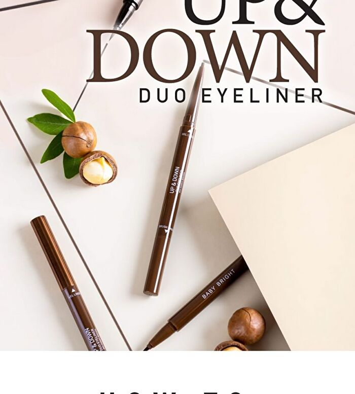 Up And Down Duo Eyeliner - 01 Midnight Black