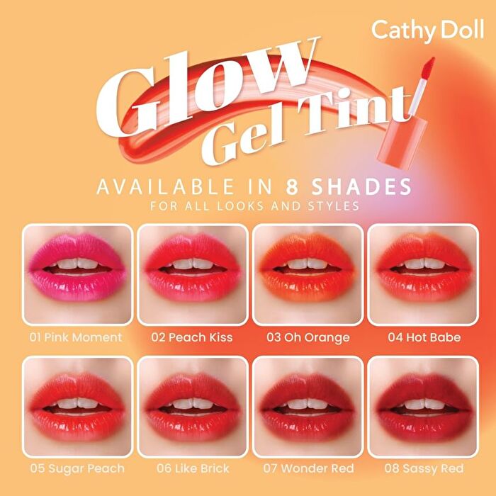 Glow Gel Tint - 08 Sassy Red