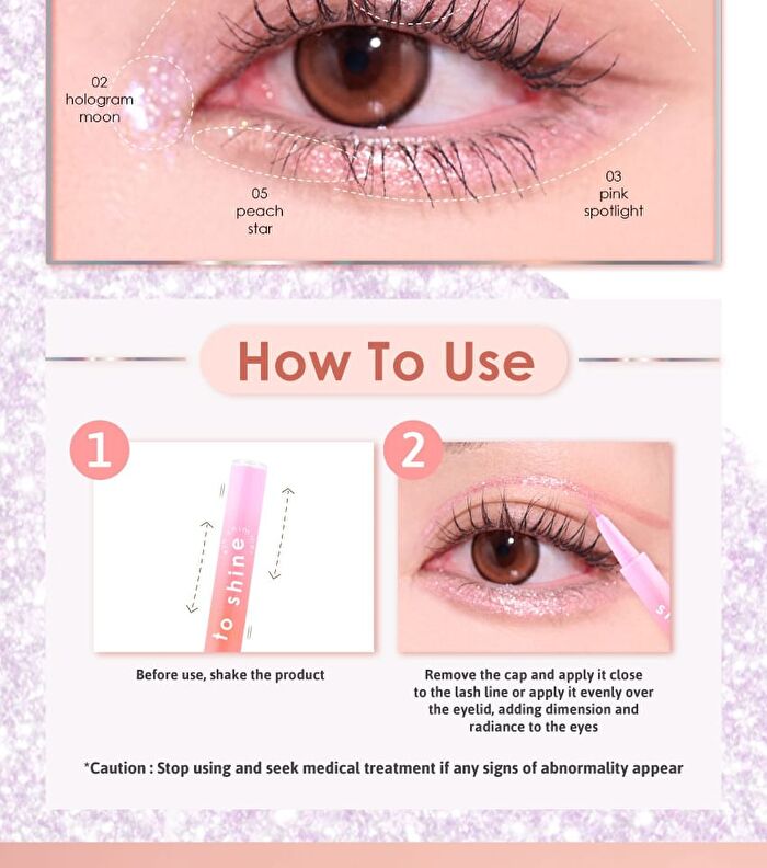 Shake To Shine Eye Shimmer - 02 Hologram Moon